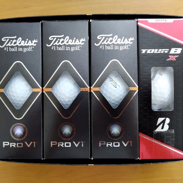 新品ゴルフボール　Pro V1とTOUR BX