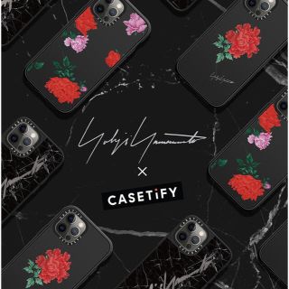 スマホ/家電/カメラ未使用品 WILDSIDE YOHJI YAMAMOTO x CASETiFY IPHONE 11 pro SKULL＆ROSE 携帯 ブラック ローズ  46597