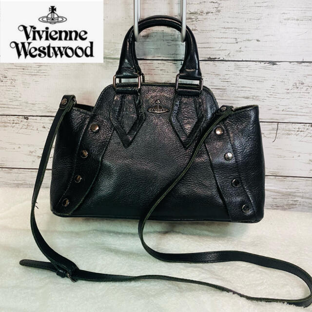 バッグ【美品】Vivienne Westwood ヴィヴィアン　2wayバッグ　レザー