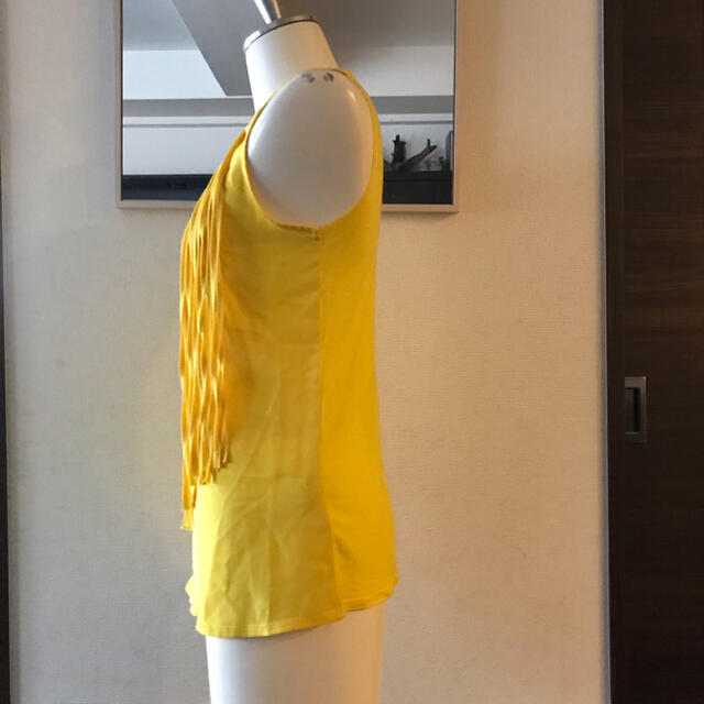 ZARA(ザラ)のザラのフリンジカットソー、Tシャツ メンズのトップス(Tシャツ/カットソー(半袖/袖なし))の商品写真