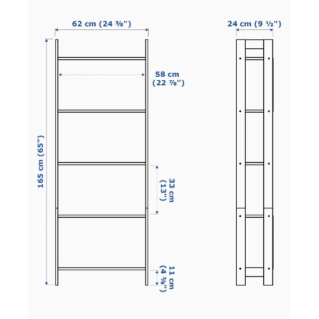 IKEA(イケア)の【IKEA】本棚LAIVA(ブラックブラウン) インテリア/住まい/日用品のインテリア/住まい/日用品 その他(その他)の商品写真