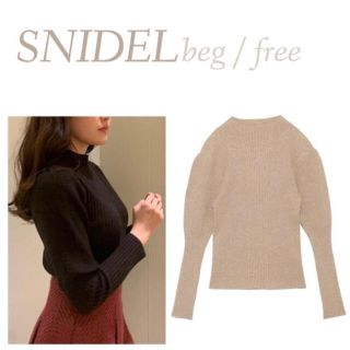 スナイデル(SNIDEL)のsnidel🦢✨パフスリーブニットプルオーバー(ニット/セーター)