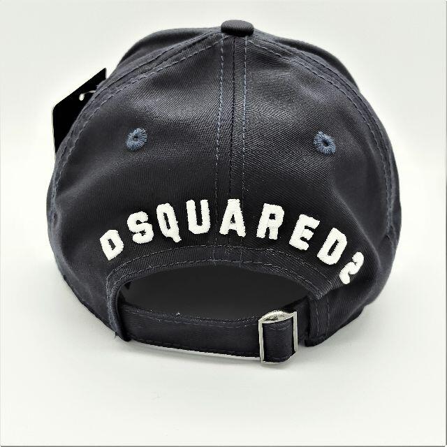 DSQUARED2(ディースクエアード)のDSQUARED2 ディースクエアード ロゴ 刺繍 キャップ ブラック 帽子 メンズの帽子(キャップ)の商品写真