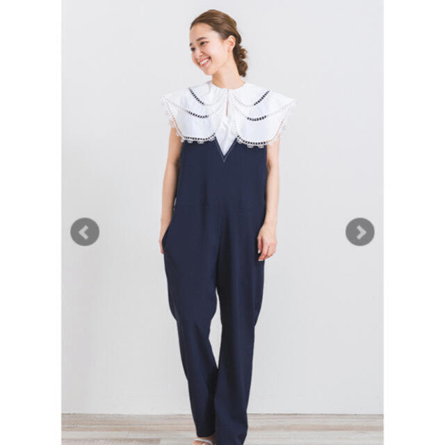 Drawer - 【新品】yori shirocon ループ刺繍セーラーブラウス 36