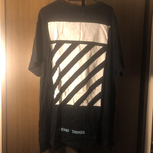 OFF-WHITE(オフホワイト)の正規　オフホワイト　offwhite caravaggio 黒　L タグ付　T メンズのトップス(Tシャツ/カットソー(半袖/袖なし))の商品写真