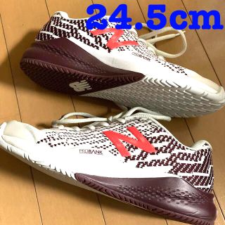 ニューバランス(New Balance)の【美品】テニス　シューズ　ニューバランス　レディース　24.5(シューズ)