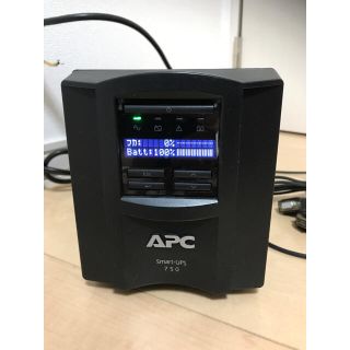 アーペーセー(A.P.C)のSmart-UPS 750 LCD 100V 中古品通電動作確認済(PC周辺機器)