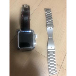 アップルウォッチ(Apple Watch)のアップルウォッチ　ステンレスケース付き(スマートフォン本体)