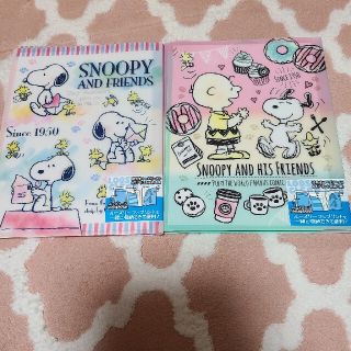 スヌーピー(SNOOPY)のピーナッツ　スヌーピー　ルーズリーフ　クリアファイル　文房具(ファイル/バインダー)