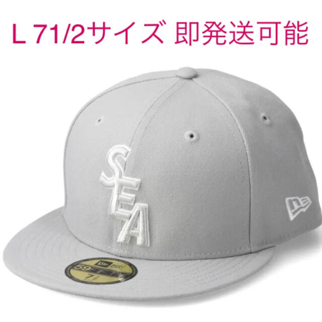 NEWERA X WDS (S_E_A)CAP GRAY 71/2 59.6cmキャップ