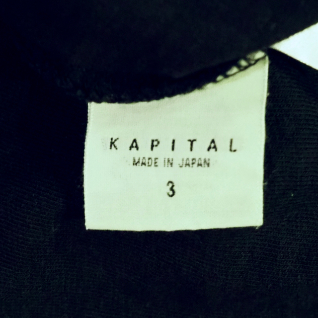 KAPITAL(キャピタル)の【KAPITAL】オパール天竺 ラグラン HUGE-T （薔薇） メンズのトップス(Tシャツ/カットソー(半袖/袖なし))の商品写真