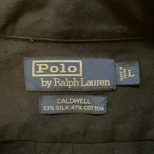 POLO RALPH LAUREN(ポロラルフローレン)の104's shop様専用ラルフローレン CALDWELL 無地ブラック L メンズのトップス(シャツ)の商品写真