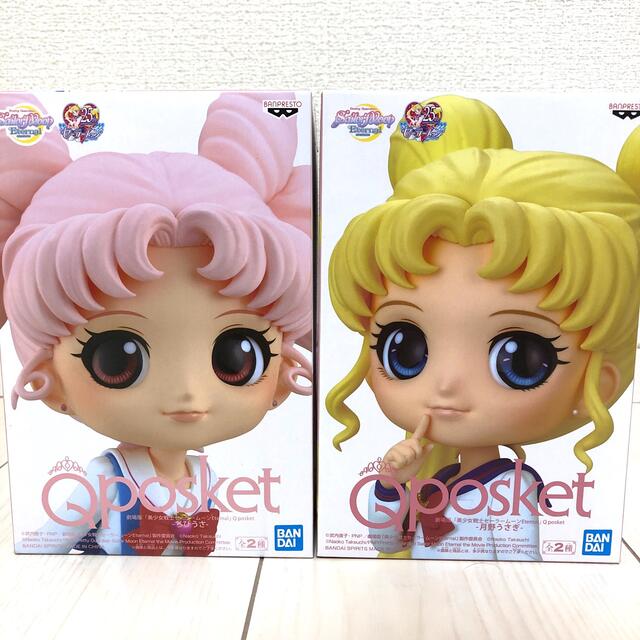 セーラームーン(セーラームーン)のQposket 月野うさぎ＆ちびうさ Bカラー ハンドメイドのおもちゃ(フィギュア)の商品写真