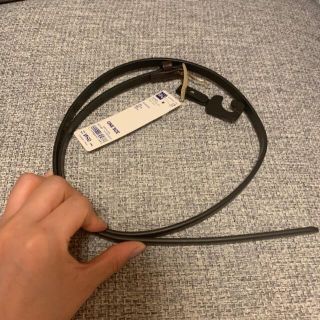 GU リサイクルレザー ナローベルト(ベルト)