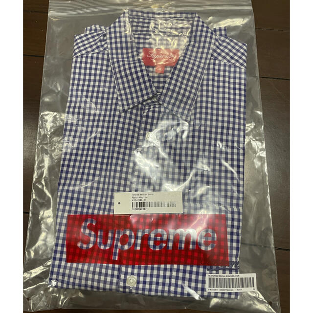 Supreme 21ss Gingham S/S Shirt Navy チェック - シャツ