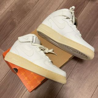 ナイキ(NIKE)の訳あり 新品 NIKE AIR FORCE ONE ナイキ エアフォースワン 白(スニーカー)