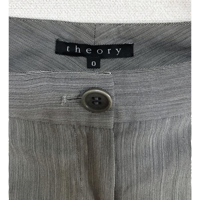 THEORY women's グレー スラックス パンツ レディースのパンツ(カジュアルパンツ)の商品写真