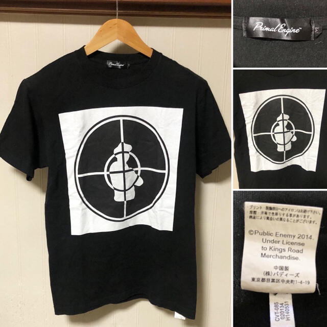 ART VINTAGE(アートヴィンテージ)の激レア❗️Public Enemy パブリックエナミー ターゲットロゴ Tシャツ メンズのトップス(Tシャツ/カットソー(半袖/袖なし))の商品写真