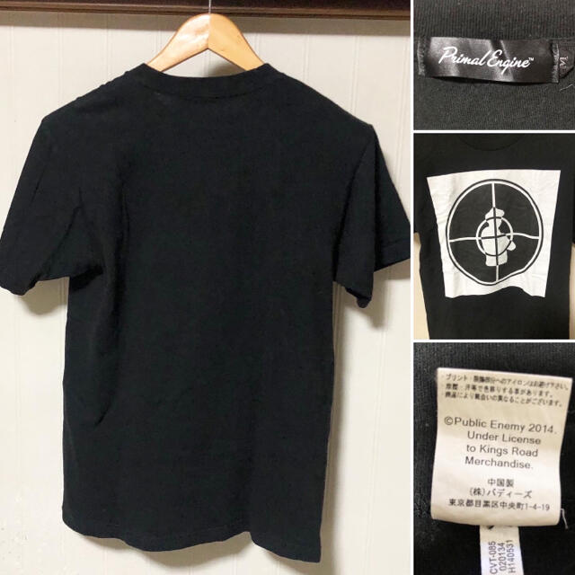 ART VINTAGE(アートヴィンテージ)の激レア❗️Public Enemy パブリックエナミー ターゲットロゴ Tシャツ メンズのトップス(Tシャツ/カットソー(半袖/袖なし))の商品写真