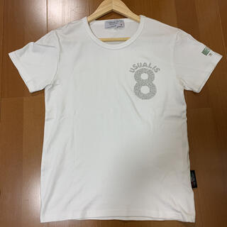 ハイドロゲン(HYDROGEN)のUSUALIS 白Tシャツ(Tシャツ/カットソー(半袖/袖なし))