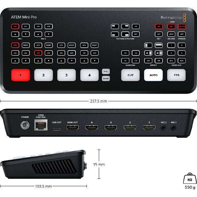 BlackmagicDesign ATEM Mini Pro 新品未開封