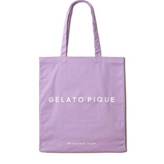 ジェラートピケ(gelato pique)のgelato pique  ジェラートピケ　ホビートートバッグ　パープル(トートバッグ)