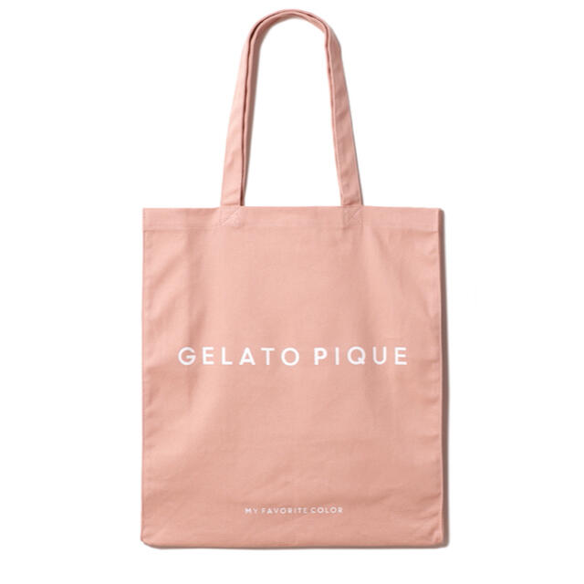 gelato pique(ジェラートピケ)のgelato pique  ジェラートピケ　ホビートートバッグ　オレンジ レディースのバッグ(トートバッグ)の商品写真