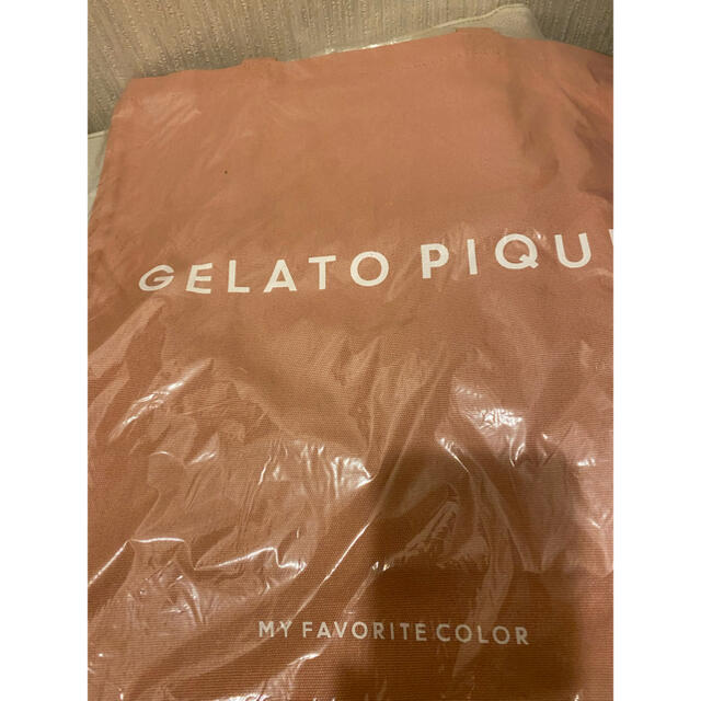 gelato pique(ジェラートピケ)のgelato pique  ジェラートピケ　ホビートートバッグ　オレンジ レディースのバッグ(トートバッグ)の商品写真