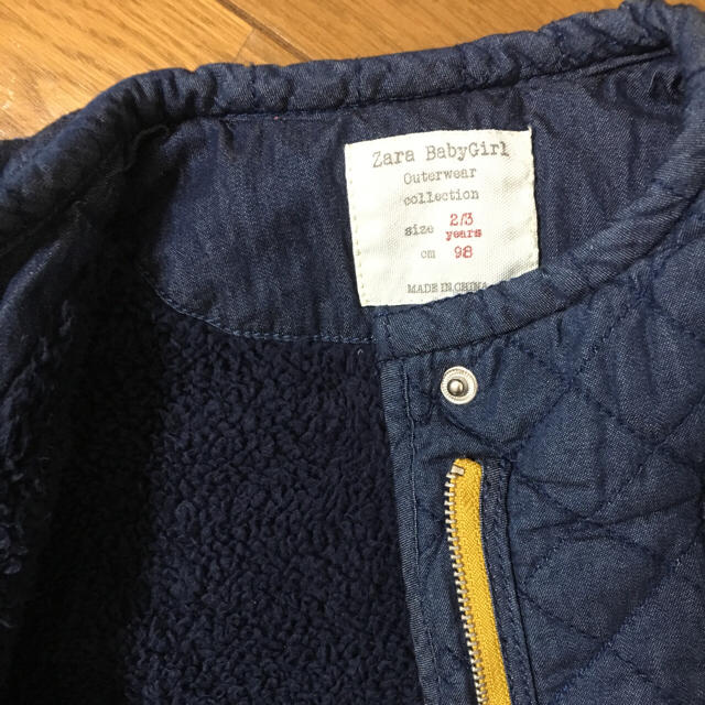 ZARA KIDS(ザラキッズ)のfk's様 新品未使用 ZARA baby♡ザラベビー デニム アウター 98 キッズ/ベビー/マタニティのキッズ服女の子用(90cm~)(ジャケット/上着)の商品写真