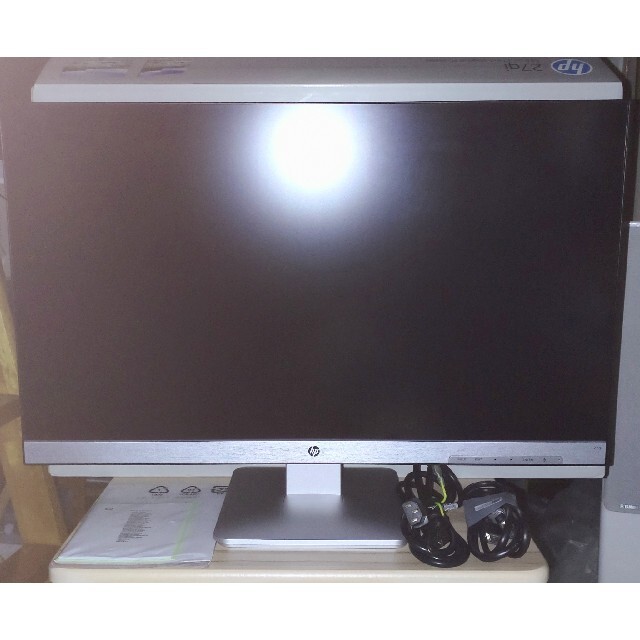 PC/タブレット美品 HP 27qi WQHDディスプレイ(2560 x 1440)27インチ