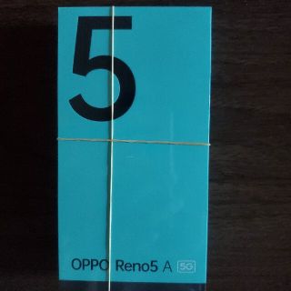 オッポ(OPPO)の【即発送】 Reno 5A  ブラック 新品未開封 OPPO(スマートフォン本体)