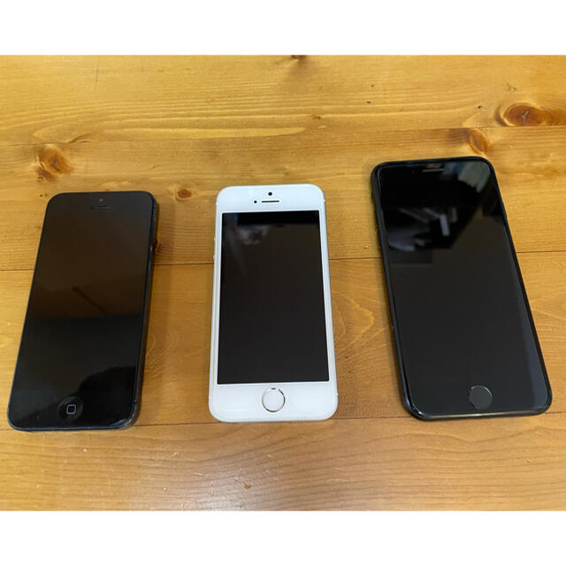 【信頼】 Apple - iPhone5, iPhoneSE, iPhone7 セット (バラ売り可) スマートフォン本体