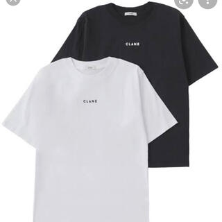 ステュディオス(STUDIOUS)の値下げ)CLANE ロゴTシャツ黒　2(Tシャツ(半袖/袖なし))