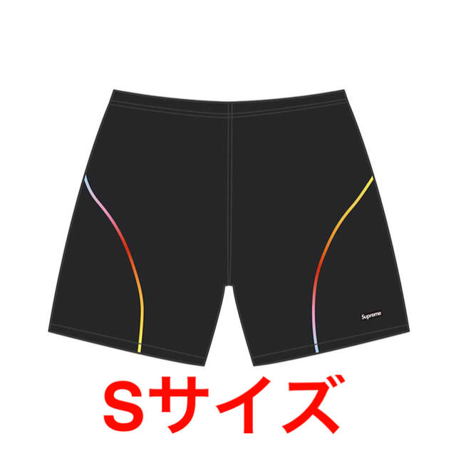 Supreme(シュプリーム)のSupreme Gradient Piping Water Short 黒 メンズのパンツ(ショートパンツ)の商品写真