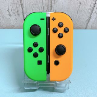 美品 人気カラー オレンジ イエロー Switch 左右セット ジョイコン(その他)