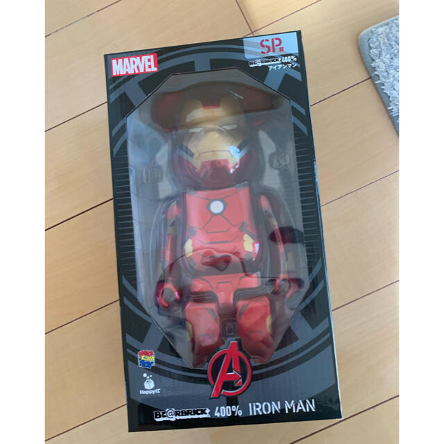 happyくじ　marvel SP賞 BE@RBRICK 400% アイアンマン