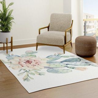 ソサエティシックス(Society6)のラグ ラグマット リビングマット おしゃれ M：約145cm × 約94cm(ラグ)