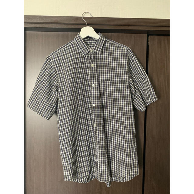 シャツ【19ss/希少品】comoli 半袖シャツ タータンチェック サイズ 1