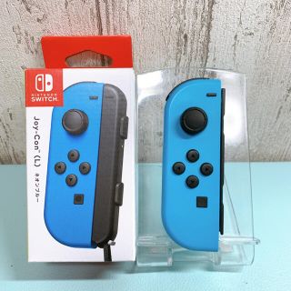 美品 人気カラー ブルー Switch 左ジョイコンJoy-Con(その他)