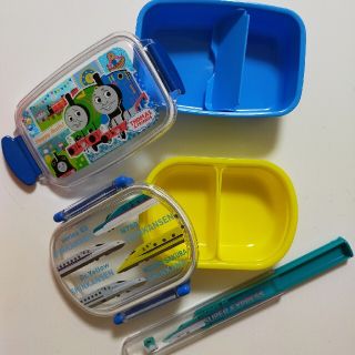 タカラトミー(Takara Tomy)のプラレール　トーマス　子供用お弁当箱・箸ケース（箸なし）セット(弁当用品)