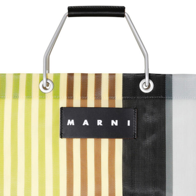 マルニ ＊ MARNI ＊ ストライプバッグ ＊ ミニ ＊ メッシュトート ①