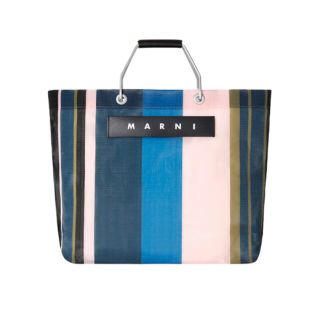 マルニ(Marni)のマルニ ＊ MARNI ＊ ストライプバッグ ＊ メッシュトート (トートバッグ)