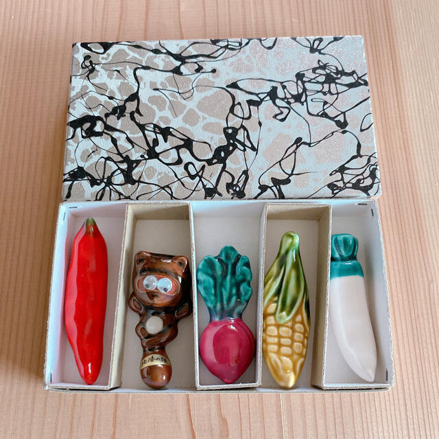 九谷焼　箸置きセット インテリア/住まい/日用品のキッチン/食器(カトラリー/箸)の商品写真
