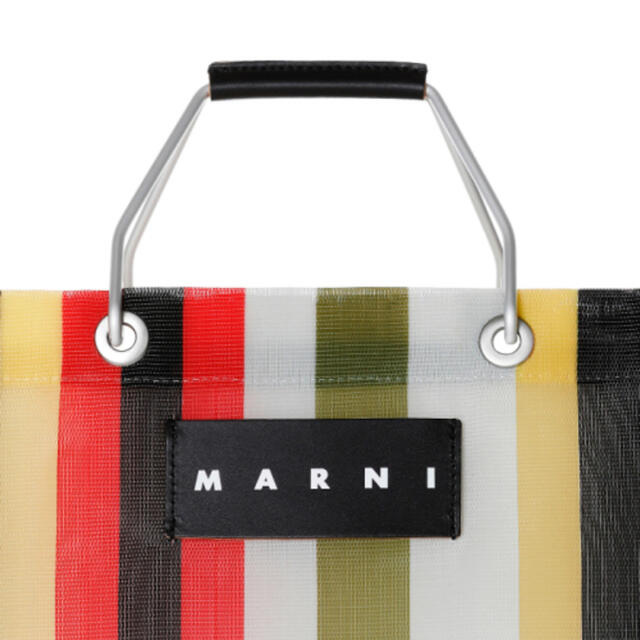 Marni(マルニ)のマルニ ＊ MARNI ＊ ストライプバッグ ＊ ミニ ＊ メッシュトート ② レディースのバッグ(トートバッグ)の商品写真