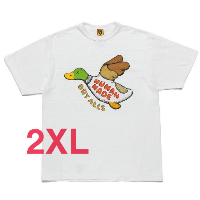 Kaws × Human Made T-Shirt White   2XL