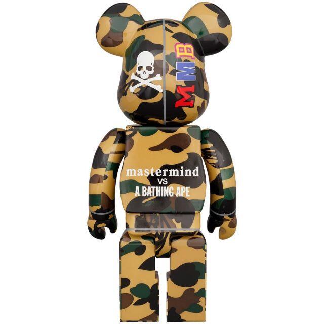 MEDICOM TOY(メディコムトイ)のMASTERMIND VS BAPE(R) BE@RBRICK 1000% エンタメ/ホビーのフィギュア(その他)の商品写真