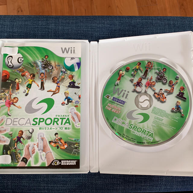 Wii(ウィー)のDECA SPORTA（デカスポルタ） Wiiでスポーツ“10”種目！（ハドソン エンタメ/ホビーのゲームソフト/ゲーム機本体(家庭用ゲームソフト)の商品写真