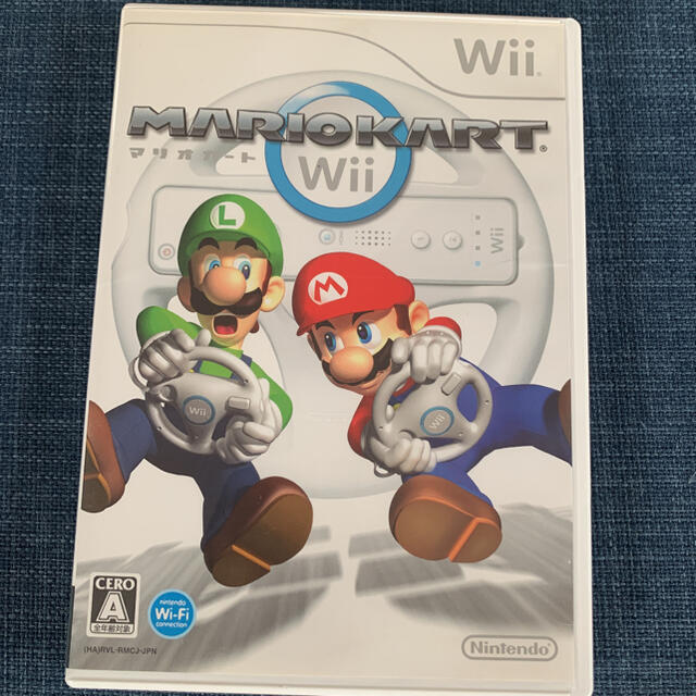 Wii(ウィー)のマリオカートWii エンタメ/ホビーのゲームソフト/ゲーム機本体(家庭用ゲームソフト)の商品写真