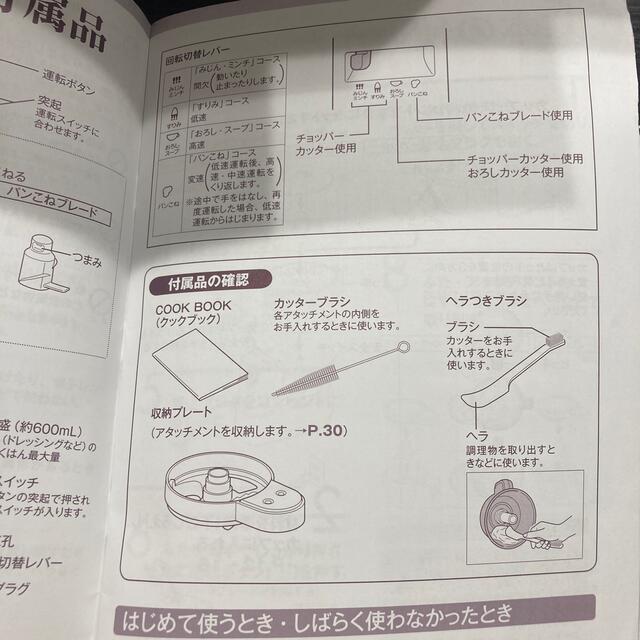 TIGER(タイガー)の【訳あり:作動確認済み】TIGER マイコンフードプロセッサーSKF-A スマホ/家電/カメラの調理家電(フードプロセッサー)の商品写真