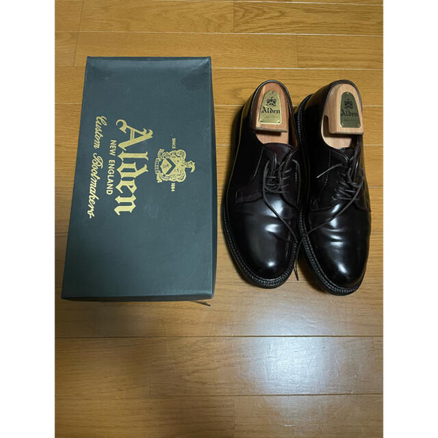 靴/シューズ 最終値下げ! 8/19まで 美品 Alden990 8.5D コードバン